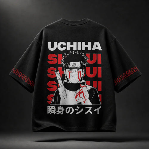 Uchiha Legacy Oversized Tee – Shisui Edition