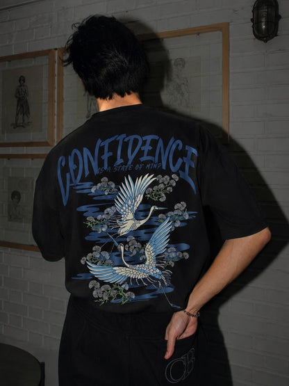 CONFIDENCE - OVERSIZED TEE – 200 GSM