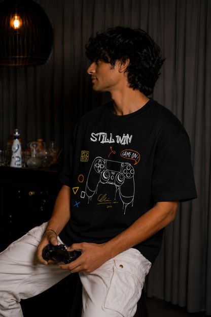 PLAY MODE - OVERSIZED TEE – 200 GSM