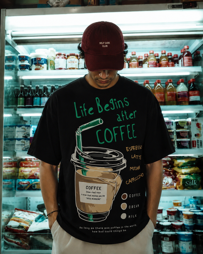 AFTER COFFEE - OVERSIZED TEE – 200 GSM