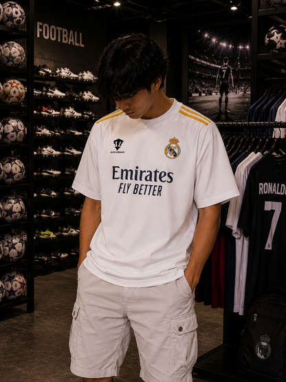 REAL MADRID JERSEY - OVERSIZED TEE – 200 GSM