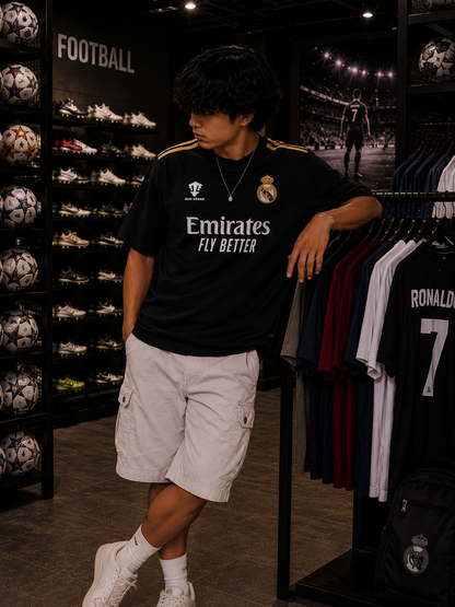 REAL MADRID JERSEY B - OVERSIZED TEE – 200 GSM