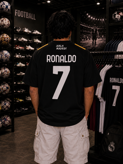 REAL MADRID JERSEY B - OVERSIZED TEE – 200 GSM