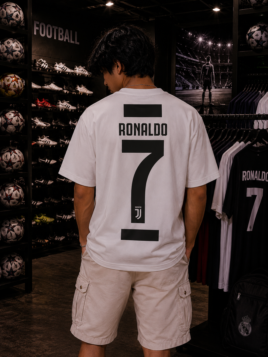 JUVENTUS ROLANDO - OVERSIZED TEE – 200 GSM