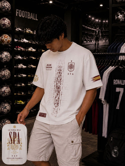 SPAIN “LA FURIA ROJA” OVERSIZED T-SHIRT – 240 GSM