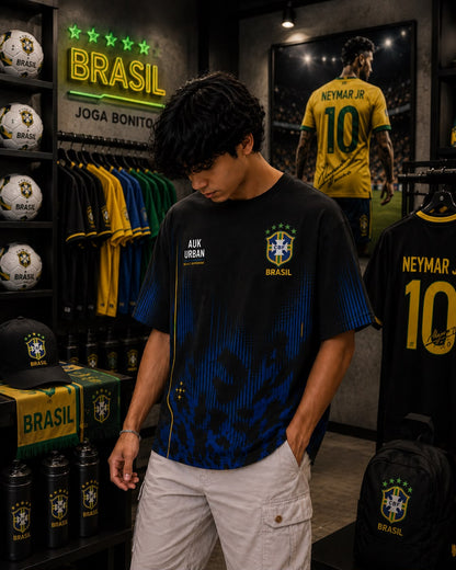 BRAZIL NEYMAR JR 10 OVERSIZED T-SHIRT – JOGA BONITO EDITION – 240 GSM